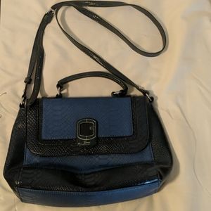 Guess blue cross body handbag